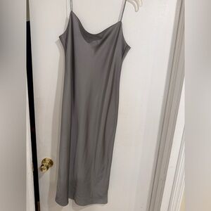 J. Crew Classic Gray Midi Dress